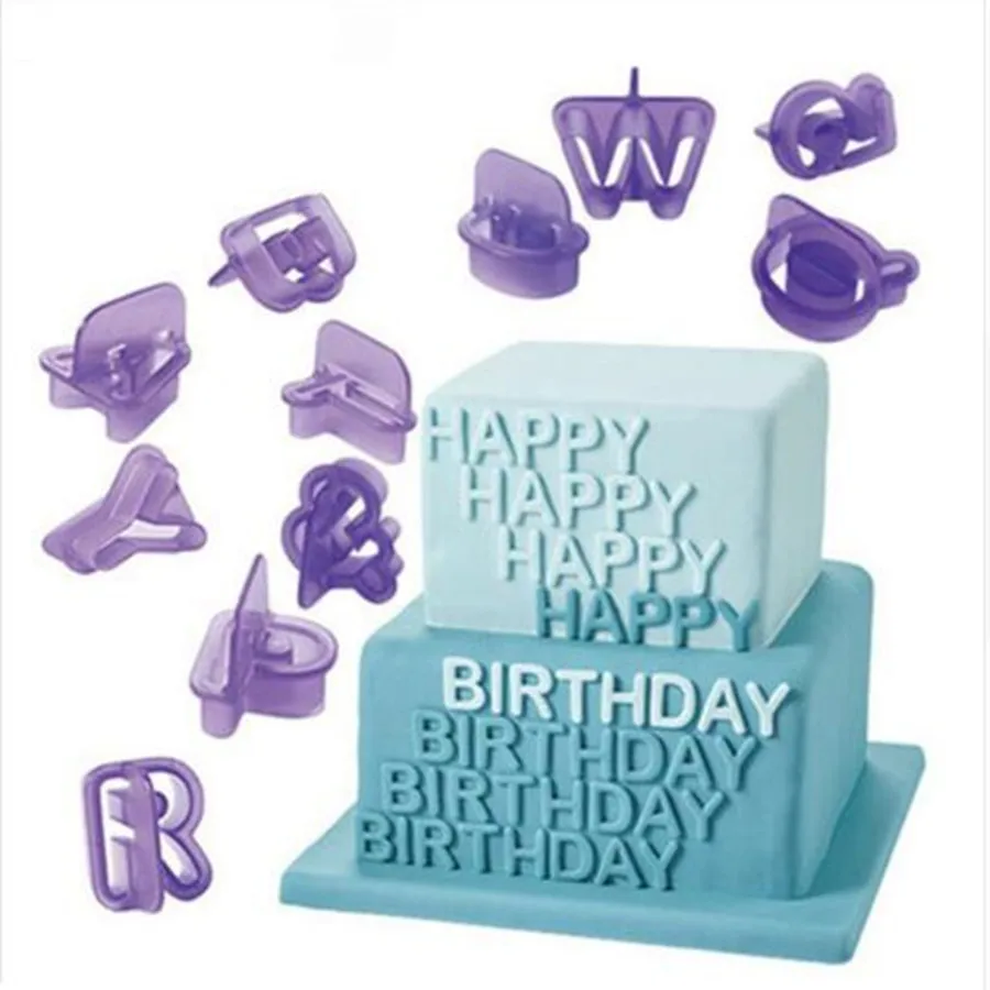 New 40pcs Alphabet Number Letter DIY Character Fondant Cake Decorating Set Icing Cutter Mold Moulds Cake Baking Tools Decor
New 40pcs Alphabet Number Letter DIY Character Fondant Cake Decorating Set Icing Cutter Mold Moulds Cake Baking Tools Decor