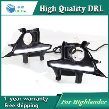 Free shipping !12V 6000k LED DRL Daytime running light case for Toyota Highlander 2015 fog lamp frame Fog light Car styling
Free shipping !12V 6000k LED DRL Daytime running light case for Toyota Highlander 2015 fog lamp frame Fog light Car styling