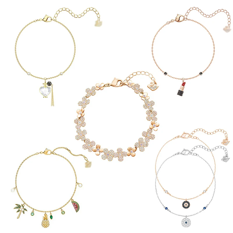 SERVICE YOU Fashion 100% Sterling Silver Original 1:1 Have Logo High Quality Flower Flower Frui Bracelet Women Jewelry Free Mail
SERVICE YOU Fashion 100% Sterling Silver Original 1:1 Have Logo High Quality Flower Flower Frui Bracelet Women Jewelry Free Mail