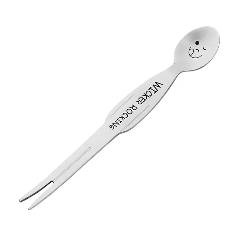 Stainless Steel 2 in 1 Smile Fork Scoop Coffee Tea Mixing Stirrer Dessert Ice Cream Server Fruit Pick Dinnerware Set Tableware
Stainless Steel 2 in 1 Smile Fork Scoop Coffee Tea Mixing Stirrer Dessert Ice Cream Server Fruit Pick Dinnerware Set Tableware