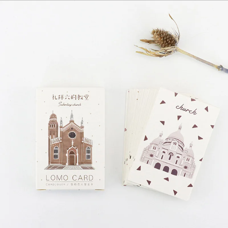 28 pcs/lot castle Greeting Card Postcard Birthday greeting card Letter Envelope Gift Card Set Message Card
28 pcs/lot castle Greeting Card Postcard Birthday greeting card Letter Envelope Gift Card Set Message Card
