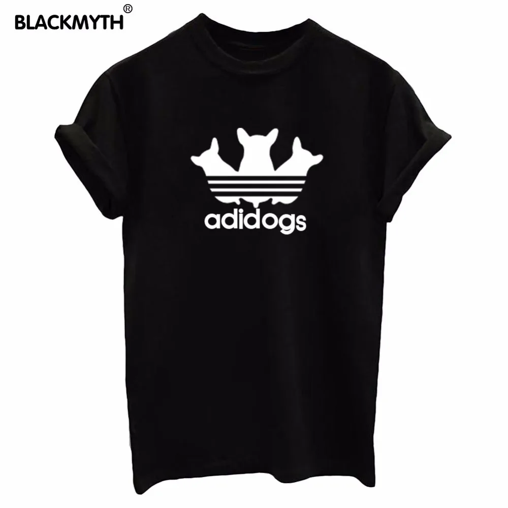 adidogs Letters Printing Women T shirt Casual Short sleeve White Black Round collar Top Tees
adidogs Letters Printing Women T shirt Casual Short sleeve White Black Round collar Top Tees