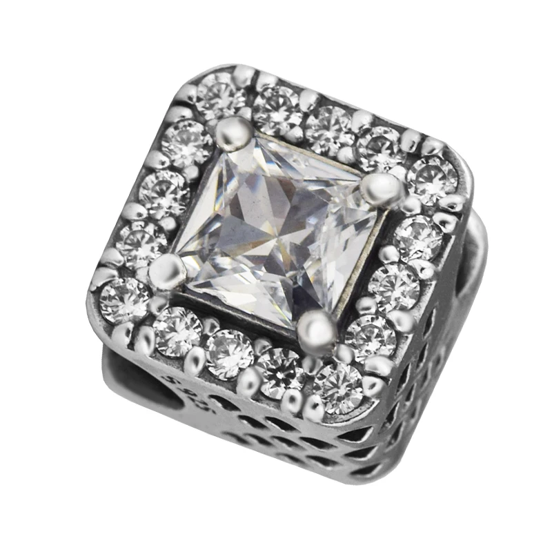 Pandulaso S925 Sterling Silver Jewelry beads DIY Making Square Mid-Autumn Love Pave Bead for Women Fine Jewelry Latest New Style
Pandulaso S925 Sterling Silver Jewelry beads DIY Making Square Mid-Autumn Love Pave Bead for Women Fine Jewelry Latest New Style