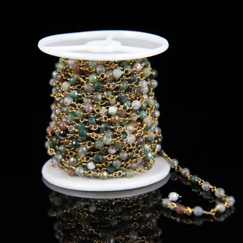 10Meter/lot 4mm Wholesale Faceted Round India Ag ate Chains Jewelry,Rosary Style Brass Bronze Copper Wire Wrapped Link Chain
10Meter/lot 4mm Wholesale Faceted Round India Ag ate Chains Jewelry,Rosary Style Brass Bronze Copper Wire Wrapped Link Chain