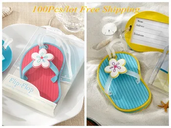(100 Pieces/lot) Wedding Favors for guests of Flip Flop Beach Themed Wedding Luggage Tag For Wedding souvenirs and Party gift
(100 Pieces/lot) Wedding Favors for guests of Flip Flop Beach Themed Wedding Luggage Tag For Wedding souvenirs and Party gift
