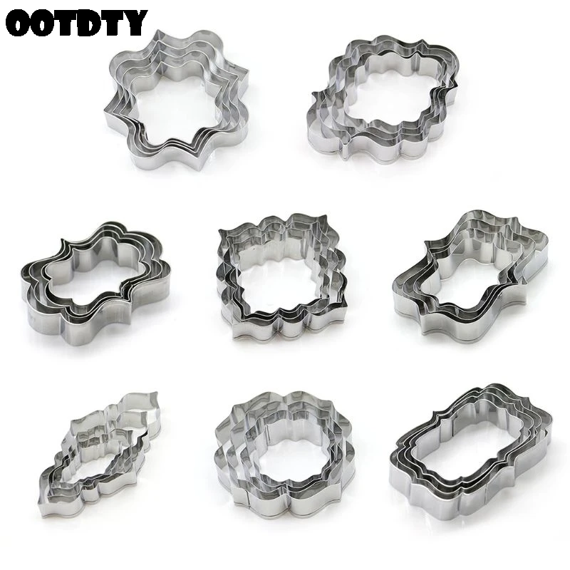 Blessing Frame Biscuit Cookie Cutters Set Wedding Cake Mould Kitchen Sugarcraft Baking Pastry Tools Stainless Steel 4pcs
Blessing Frame Biscuit Cookie Cutters Set Wedding Cake Mould Kitchen Sugarcraft Baking Pastry Tools Stainless Steel 4pcs