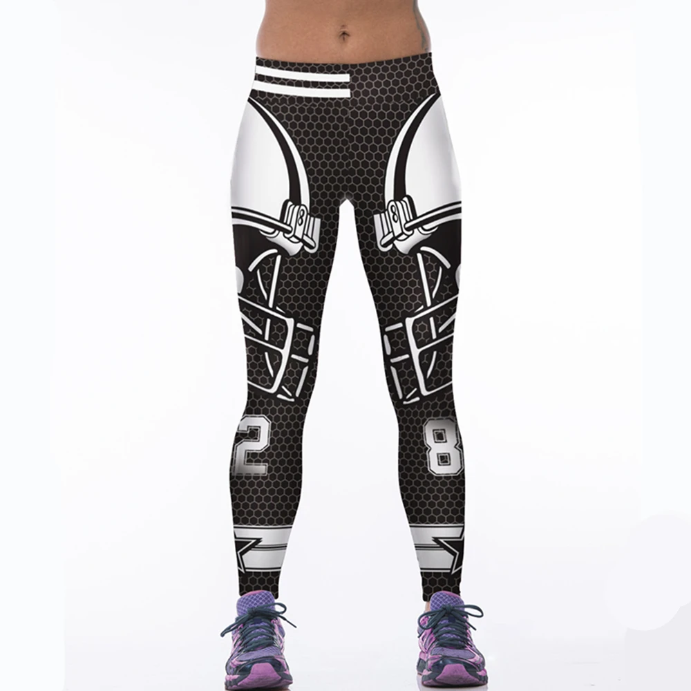 Hot Sale Sexy Women Sport Leggings Helmet 3D Print High Waist Elastic Workout Black Pants FootBall Slim Fitness Jogging Jeggings
Hot Sale Sexy Women Sport Leggings Helmet 3D Print High Waist Elastic Workout Black Pants FootBall Slim Fitness Jogging Jeggings