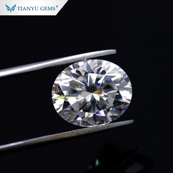 Tianyu gemstone 1.0 carat colorless VVS oval moissanite diamond loose stone for engagement ring
Tianyu gemstone 1.0 carat colorless VVS oval moissanite diamond loose stone for engagement ring