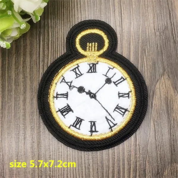New arrival 10 pcs new clock Embroidered patches iron on cartoon Motif RS Applique embroidery accessory
New arrival 10 pcs new clock Embroidered patches iron on cartoon Motif RS Applique embroidery accessory