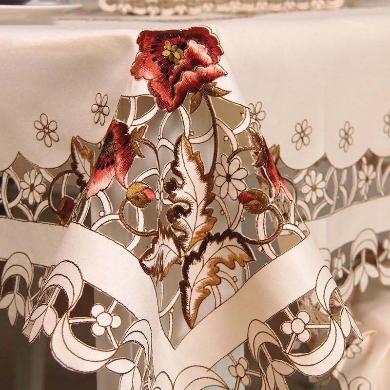 Embroidery Hollow-Out Table Cloth Ellipse/Rectangle Tea Cloth Table Runner Chair Cover Hotel Dining Wedding Home Decor
Embroidery Hollow-Out Table Cloth Ellipse/Rectangle Tea Cloth Table Runner Chair Cover Hotel Dining Wedding Home Decor