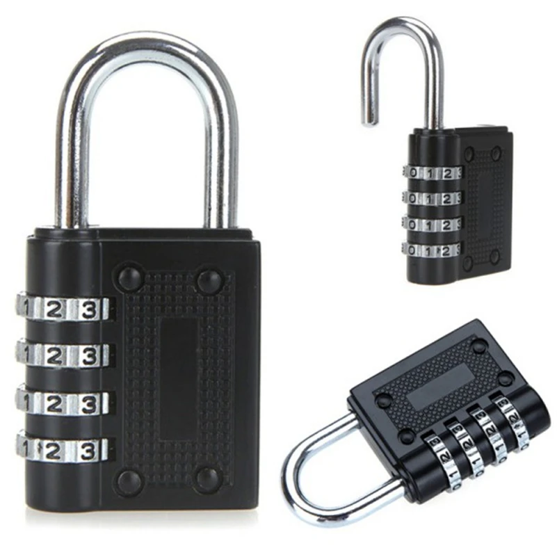 Safe Suitcase Luggage 4 Dial Digit Combination Metal Code Password Lock Padlock Hot Sale Y8
Safe Suitcase Luggage 4 Dial Digit Combination Metal Code Password Lock Padlock Hot Sale Y8