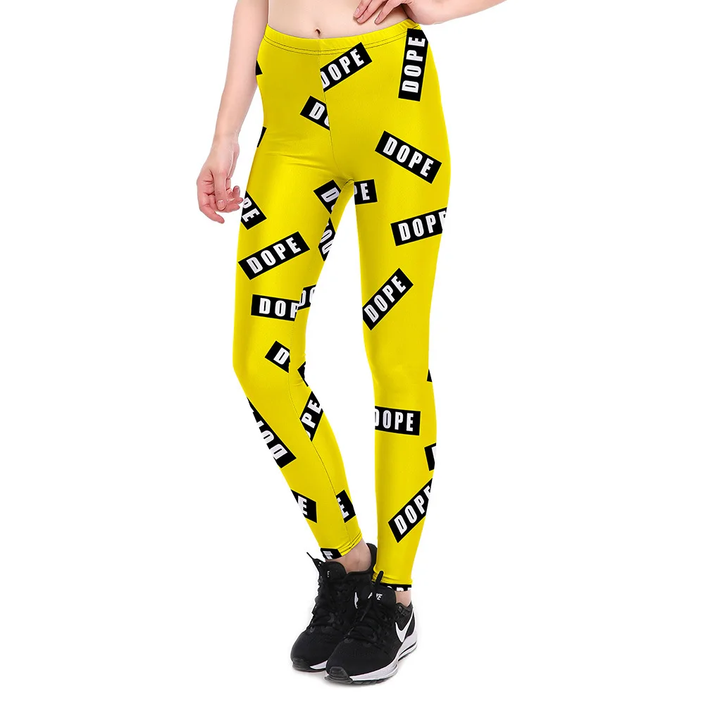 JIGERJOGER NEW Yellow Letters Print Leggings ladies plus size 4XL Sport Tight Pants Gym Running Printed Stretchy Leggings Fitnes
JIGERJOGER NEW Yellow Letters Print Leggings ladies plus size 4XL Sport Tight Pants Gym Running Printed Stretchy Leggings Fitnes