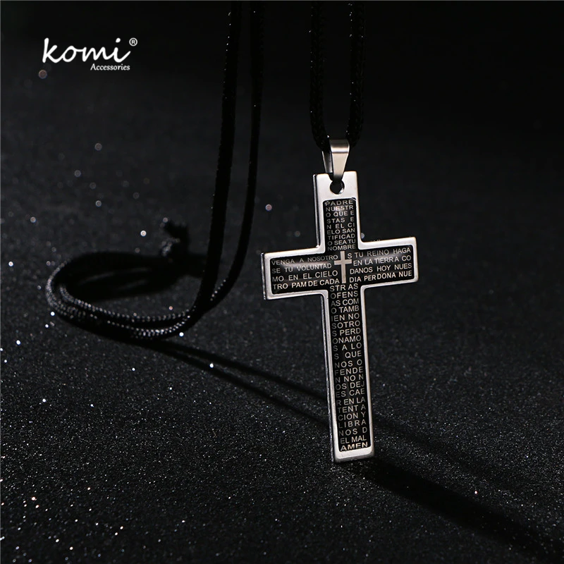 KOMi New Fashion Handmade Big Cross Pendant Necklace Rope Chain Simply Religion Christian Jewelry Gift R-100
KOMi New Fashion Handmade Big Cross Pendant Necklace Rope Chain Simply Religion Christian Jewelry Gift R-100