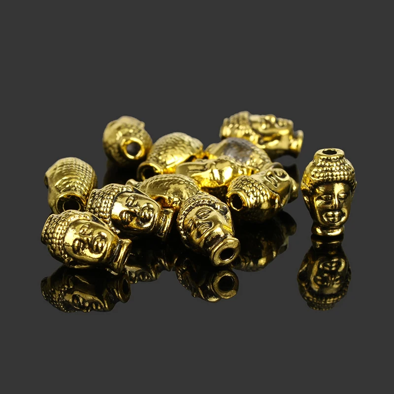 Wholesale 50Pcs Metal Gold Color Plated Buddha Beads 9x13mm Tibetan Spacer Beads for Bracelet Jewelry Making
Wholesale 50Pcs Metal Gold Color Plated Buddha Beads 9x13mm Tibetan Spacer Beads for Bracelet Jewelry Making