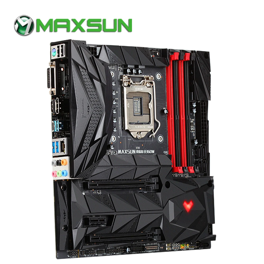 MAXSUN Motherboard B360W TERMINATOR intel B360 sata3.0 ssd m.2 ssd rams ddr4 memory 24+8pin DP DVI HDMI graphic card for desktop
MAXSUN Motherboard B360W TERMINATOR intel B360 sata3.0 ssd m.2 ssd rams ddr4 memory 24+8pin DP DVI HDMI graphic card for desktop