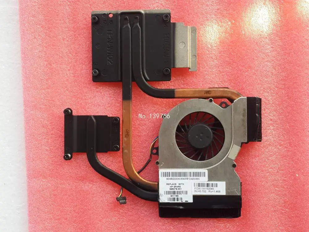 New Cooler for HP pavilion DV6-6000 dv6 DV7-6000 DV7 laptop cooling heatsink with fan 665278-001 650848-001 FOR AMD cpu DSC
New Cooler for HP pavilion DV6-6000 dv6 DV7-6000 DV7 laptop cooling heatsink with fan 665278-001 650848-001 FOR AMD cpu DSC