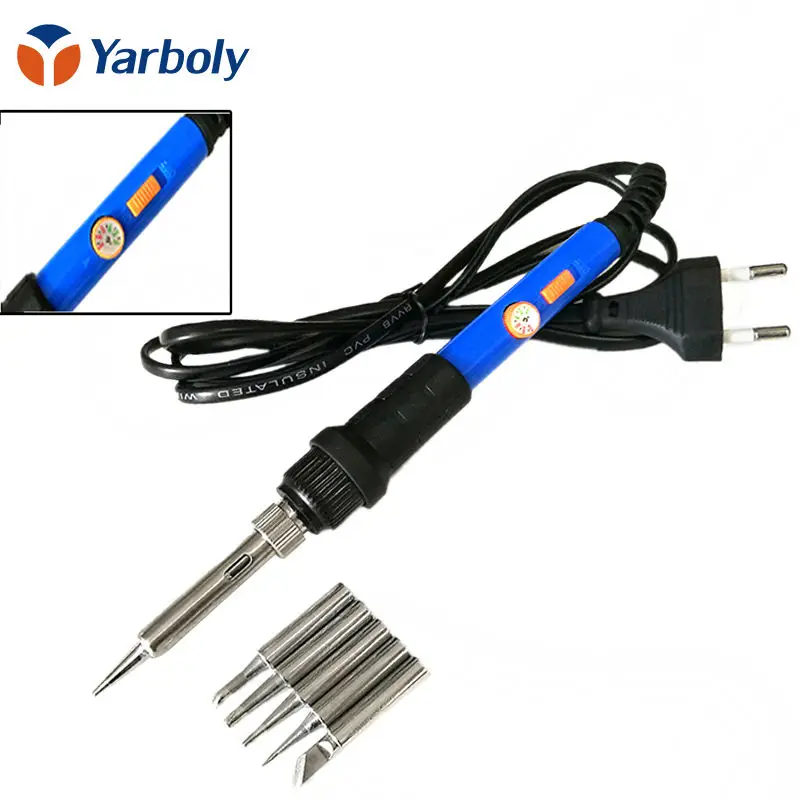 Electric Soldering Iron 60 w 220 v Temperature Adjustable Solder Station Welding Repair Tool
Electric Soldering Iron 60 w 220 v Temperature Adjustable Solder Station Welding Repair Tool