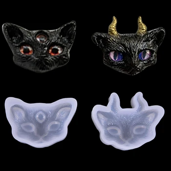 Cat With Horn Or Eye Silicone Mold Necklace Pendant Resin Jewelry Making Mould DIY Hand Craft Resin Molds For Jewelry
Cat With Horn Or Eye Silicone Mold Necklace Pendant Resin Jewelry Making Mould DIY Hand Craft Resin Molds For Jewelry