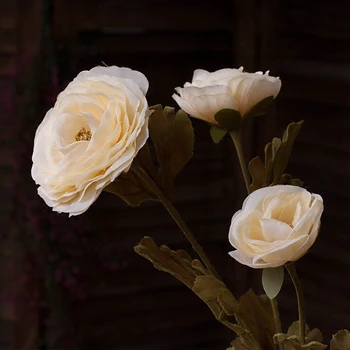 Pastoral Style Handmade Artificial Flowers 1 Bouquet Tea Rose Display Fake Flowers Silk Flowers Home/Party/Wedding Decor
Pastoral Style Handmade Artificial Flowers 1 Bouquet Tea Rose Display Fake Flowers Silk Flowers Home/Party/Wedding Decor