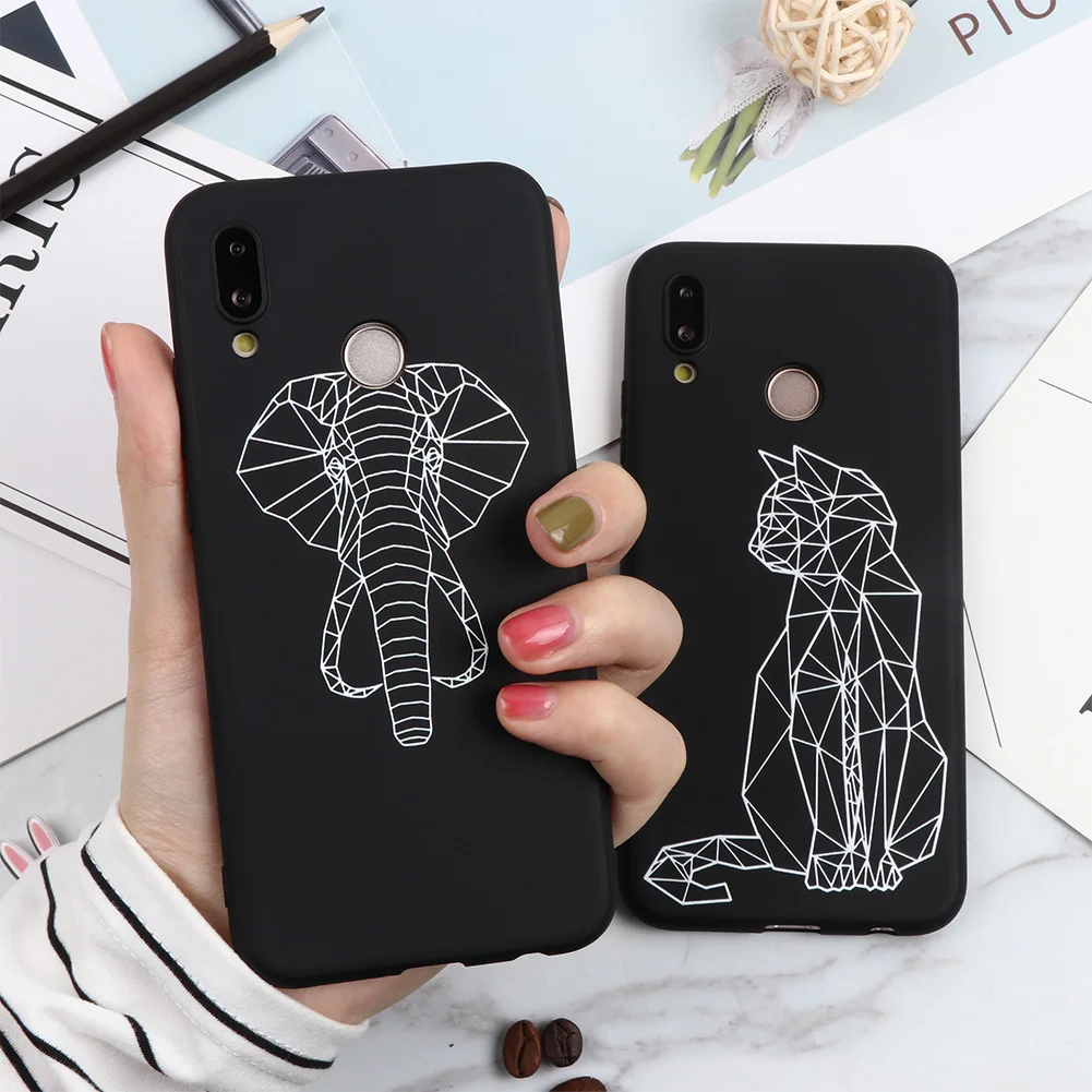 Luxury Animal Matte Black TPU Case For Huawei P8 P9 P10 P20 P30 Mate 10 20 Lite Pro P Smart Plus 2019 Honor 8X 6A 7A Pro Fundas
Luxury Animal Matte Black TPU Case For Huawei P8 P9 P10 P20 P30 Mate 10 20 Lite Pro P Smart Plus 2019 Honor 8X 6A 7A Pro Fundas