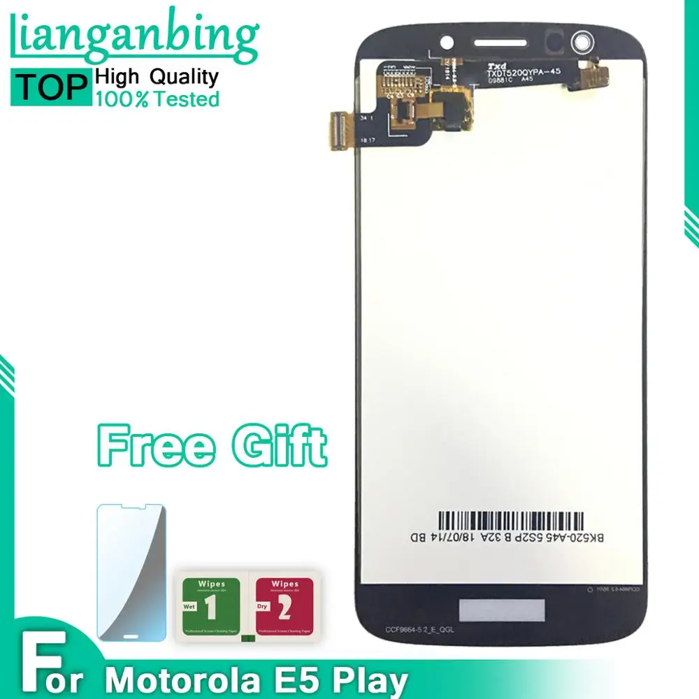 100% tested working LCD For Motorola Moto E5 Play XT1920 XT1921 LCD Display with Touch Screen Digitizer Assembly Replacement
100% tested working LCD For Motorola Moto E5 Play XT1920 XT1921 LCD Display with Touch Screen Digitizer Assembly Replacement