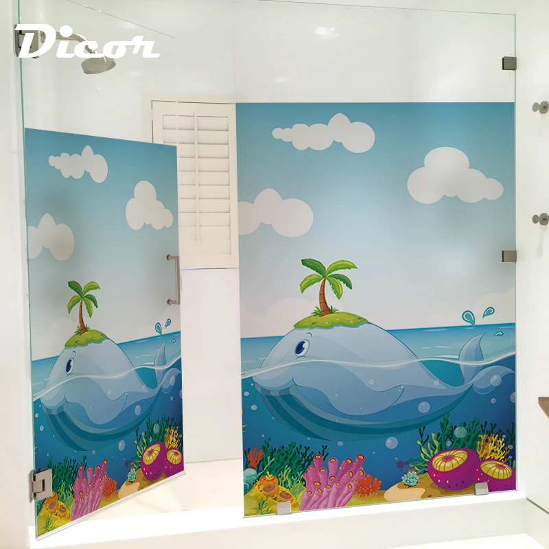 Free Size Static Cling Frosted Opaque Stained Window Film Decorative Privacy Glass Sticker Digital printing BLT415 Dolphin
Free Size Static Cling Frosted Opaque Stained Window Film Decorative Privacy Glass Sticker Digital printing BLT415 Dolphin