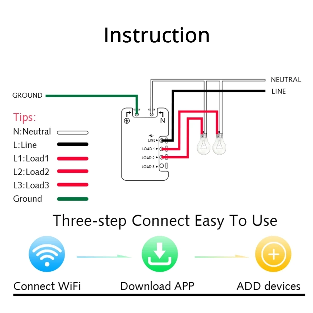 Zemismart Wi Fi настенный пуш ап светильник переключатель работы с Alexa Google Home позволяют
