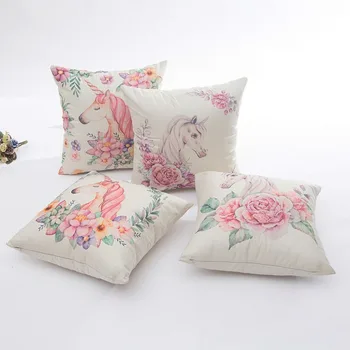 Wreath unicorn Cushion Cover Decorative Throw Pillow Cover Case For Sofa Home Car Deco 45x45 Soft Linen Back Cushion Cover
Wreath unicorn Cushion Cover Decorative Throw Pillow Cover Case For Sofa Home Car Deco 45x45 Soft Linen Back Cushion Cover