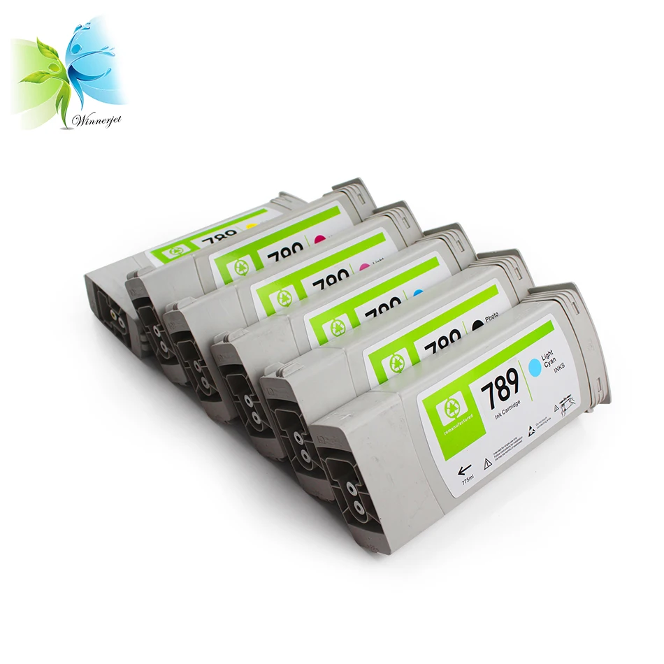 WINNERJET 775ml 6 Colors Remanufactured Ink Cartridge For HP 789 Designjet L25500 Printer
WINNERJET 775ml 6 Colors Remanufactured Ink Cartridge For HP 789 Designjet L25500 Printer