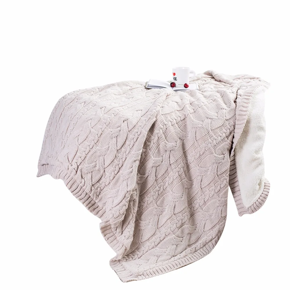 Beige Solid Color Knitted Blanket Warm 1pcs Thickened Knitted Blanket Flannel Blanket Sofa/Couch Bed/Plane Travel Plaids 1 Size
Beige Solid Color Knitted Blanket Warm 1pcs Thickened Knitted Blanket Flannel Blanket Sofa/Couch Bed/Plane Travel Plaids 1 Size