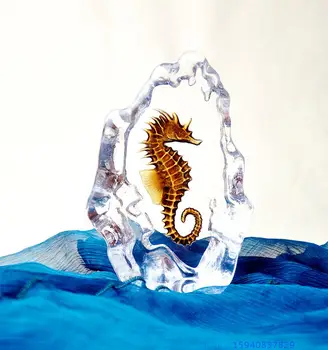 Mediterranean Style Marine Decor Hippocampus FigurineWedding Gift Crystal Desktop decor Ocean Museum Tourist Souvenir
Mediterranean Style Marine Decor Hippocampus FigurineWedding Gift Crystal Desktop decor Ocean Museum Tourist Souvenir