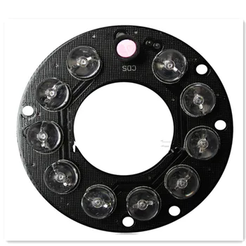 2pcs/lot 850nm 8mm 10 IR LEDs Infrared LED Board For Dome Camera 60 degree Bulb Security camera module
2pcs/lot 850nm 8mm 10 IR LEDs Infrared LED Board For Dome Camera 60 degree Bulb Security camera module