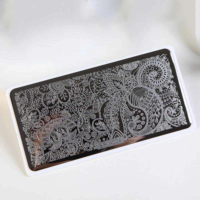SPV-004 Lace Flower Design Nail Art Stamping Plates Spring Floral Rectangle Manicure Stencils 3D Nail Image Stamping Plate 1PCS
SPV-004 Lace Flower Design Nail Art Stamping Plates Spring Floral Rectangle Manicure Stencils 3D Nail Image Stamping Plate 1PCS
