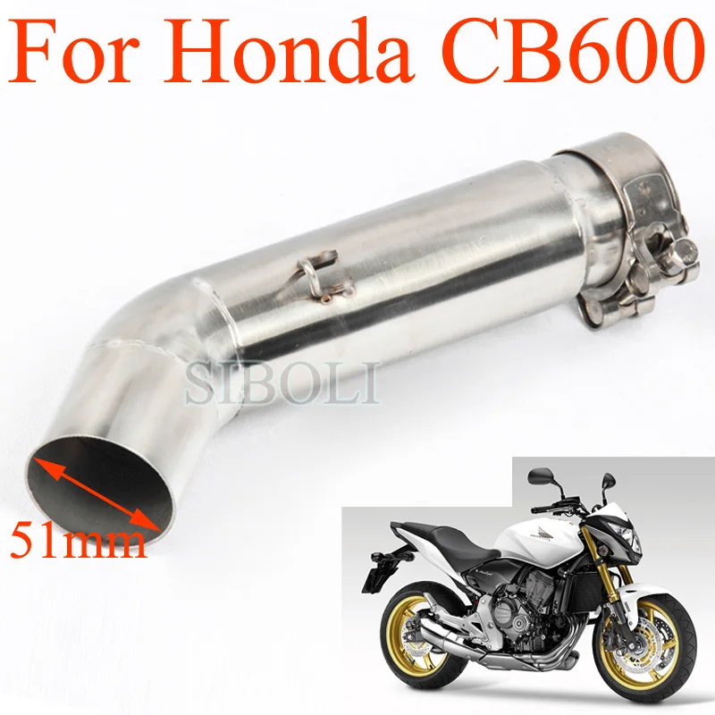 CB600 CB600F Motorcycle Exhaust Middle Link Connect Pipe Tube Escape Modified Slip-on For Honda Variation Hornet 600 CB600F
CB600 CB600F Motorcycle Exhaust Middle Link Connect Pipe Tube Escape Modified Slip-on For Honda Variation Hornet 600 CB600F