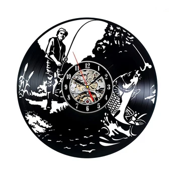 Antique Style Round Hollow Angler CD Record Clock Creative Vinyl Record Hanging LED Wall Clock Handmade Wall Art Decor
Antique Style Round Hollow Angler CD Record Clock Creative Vinyl Record Hanging LED Wall Clock Handmade Wall Art Decor