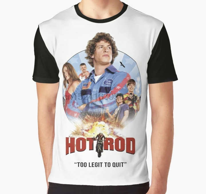 

All Over Print 3D Tshirt Men Funny T Shirt Hot Rod Movie Andy Samberg Graphic T-Shirt