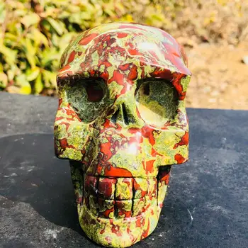natural dragon blood stone skull hand carved quartz crystal reiki healing home decoration for sale 1pcs
natural dragon blood stone skull hand carved quartz crystal reiki healing home decoration for sale 1pcs