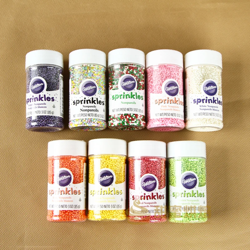 Free shipping American wilton color small ball / sugar bead / pearl sugar cup cake 9 color optional
Free shipping American wilton color small ball / sugar bead / pearl sugar cup cake 9 color optional