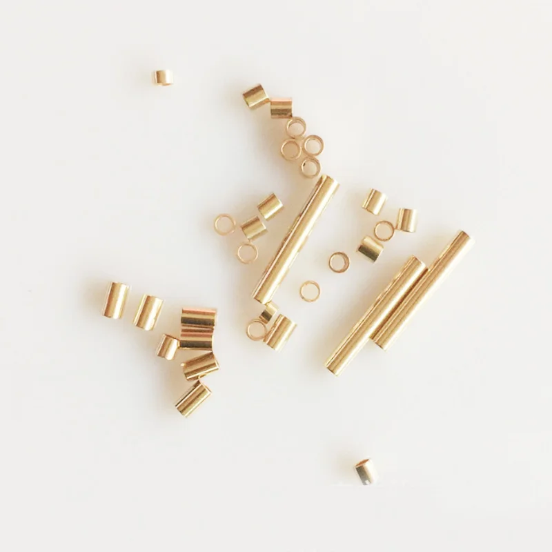 Gold filled Tube Spacer Beads mini position not fade bead chain findings for making jewelry accessories 1.6*1-3mm 50pcs
Gold filled Tube Spacer Beads mini position not fade bead chain findings for making jewelry accessories 1.6*1-3mm 50pcs