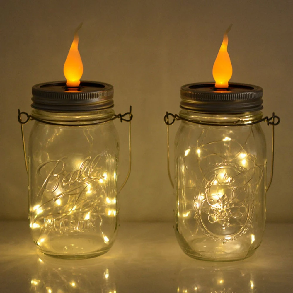Fairy LED Light Solar Lamp String Mason Jar Bottle Cap Lid Insert 10LEDs 20LEDs LED Copper Wire Garden Decoration Candle Light
Fairy LED Light Solar Lamp String Mason Jar Bottle Cap Lid Insert 10LEDs 20LEDs LED Copper Wire Garden Decoration Candle Light