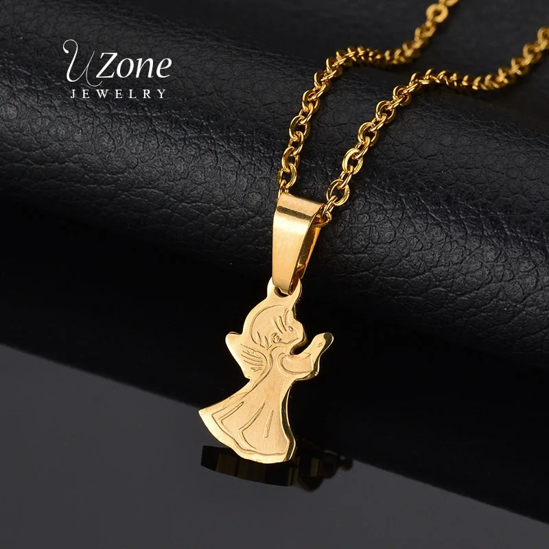 Cute Cartoon Angel baby Necklace Pendant Shell Heart Gold Color Stainless Steel Necklace For Children Gift
Cute Cartoon Angel baby Necklace Pendant Shell Heart Gold Color Stainless Steel Necklace For Children Gift