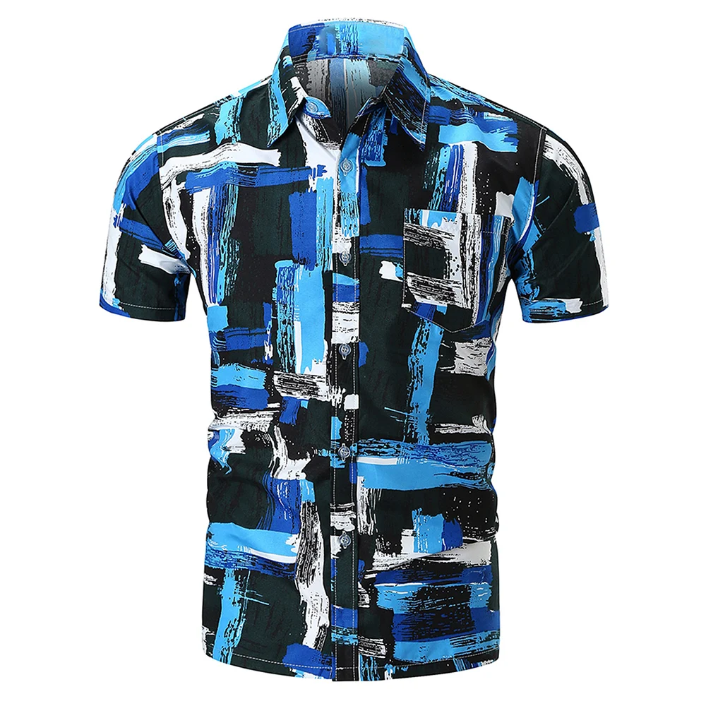 2018 Fashion Mens Short Sleeve Hawaiian Shirt Summer Casual Floral Shirts For Men Asian Size M-2XL Watercolor Line Print Shirts
2018 Fashion Mens Short Sleeve Hawaiian Shirt Summer Casual Floral Shirts For Men Asian Size M-2XL Watercolor Line Print Shirts