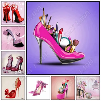 Diamond Embroidery Fashion Shoes Square/Round Diamond Mosaic Kits Home Decor Arts & Crafts Pixel Hobby Diamond Painting Plein
Diamond Embroidery Fashion Shoes Square/Round Diamond Mosaic Kits Home Decor Arts & Crafts Pixel Hobby Diamond Painting Plein