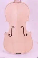 White violin unfinished 4/4 Full Size violin maple Spruce wood DIY Violin Mahogany wood