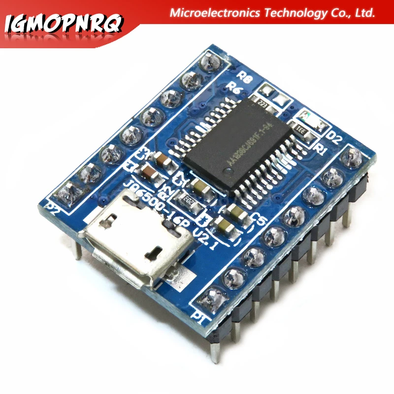 1pcs JQ6500 Voice Sound Module USB Replace 1 to 5 Way One to Five Way MP3 Voice Standard 16M
1pcs JQ6500 Voice Sound Module USB Replace 1 to 5 Way One to Five Way MP3 Voice Standard 16M
