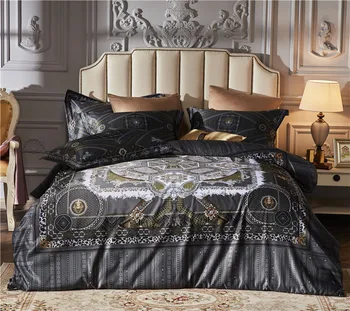 Gray Pink Luxury European Style Bohemia Printing Polyester /Cotton Bedding Set Duvet Cover Bed Linen Bed sheet Pillowcases 4pcs
Gray Pink Luxury European Style Bohemia Printing Polyester /Cotton Bedding Set Duvet Cover Bed Linen Bed sheet Pillowcases 4pcs