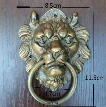 Hardware accessories Antique furniture, hardware, copper handle, lion head of pure copper, first door, big pull ring
Hardware accessories Antique furniture, hardware, copper handle, lion head of pure copper, first door, big pull ring