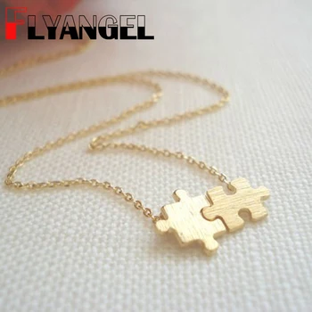 FLYANGEL New Fashion Puzzle Necklace Jewelry Tiny Delicate Women Chain Necklace Accessories For Girlfriend Wife Gifts
FLYANGEL New Fashion Puzzle Necklace Jewelry Tiny Delicate Women Chain Necklace Accessories For Girlfriend Wife Gifts