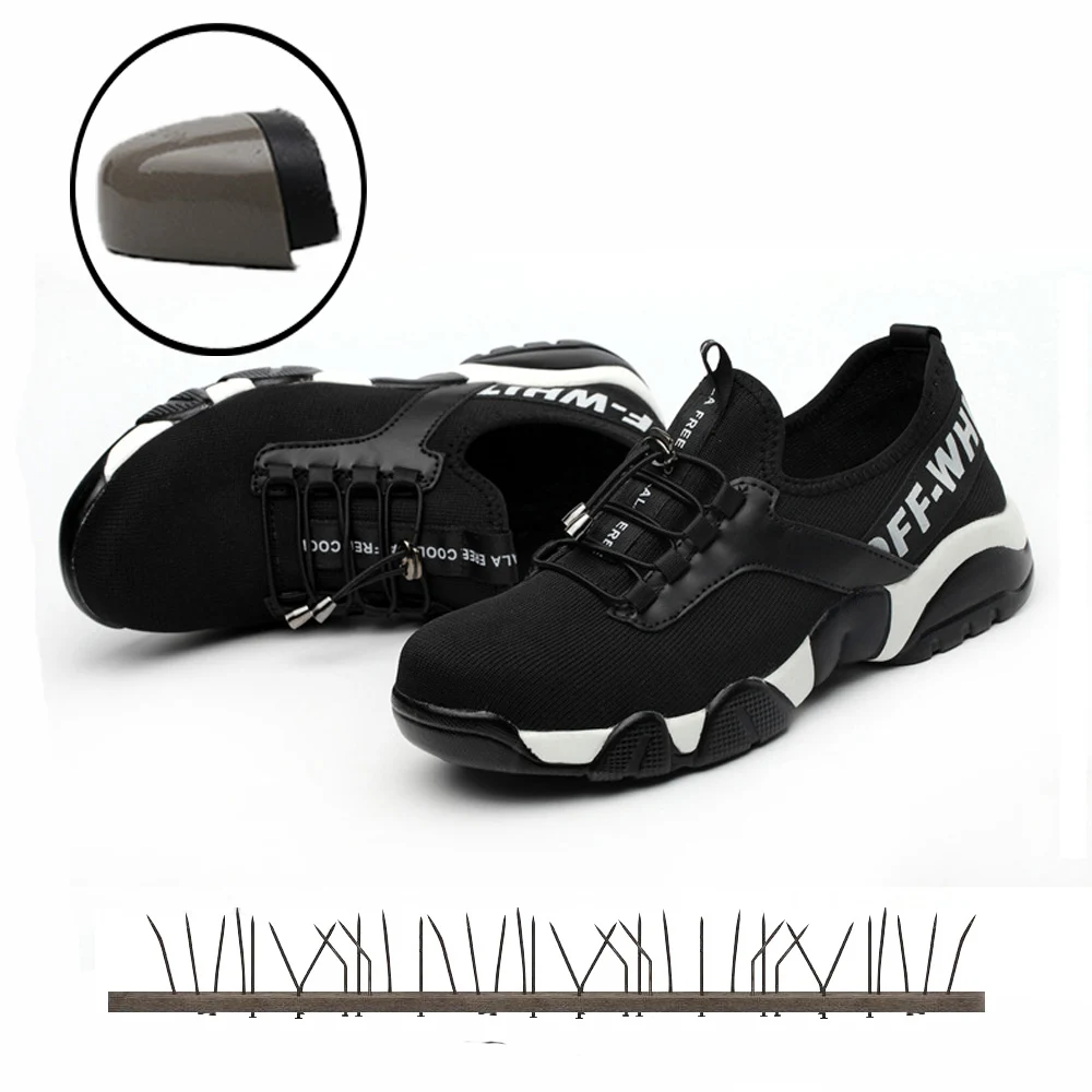 Men's Safety Shoes for Men Breathable Lightweight Footwear steel toe Boots Indestructible Rubber Shoes Woman working Sneakers
Men's Safety Shoes for Men Breathable Lightweight Footwear steel toe Boots Indestructible Rubber Shoes Woman working Sneakers