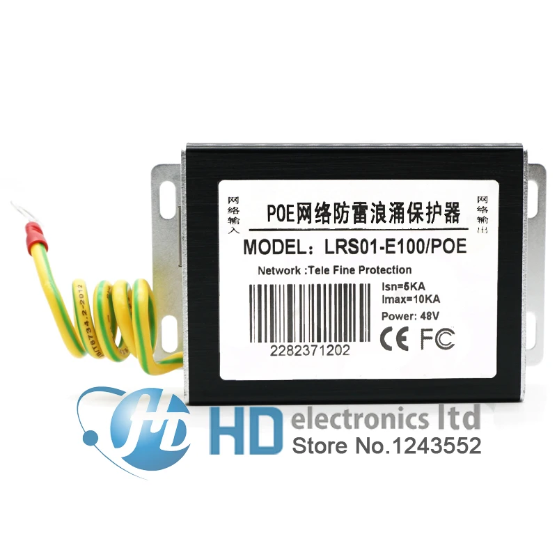 Free Shipping 1PCS SPD Protection Poe Network RJ45 100M Surge Protector Power Strip POE Protectoin Device
Free Shipping 1PCS SPD Protection Poe Network RJ45 100M Surge Protector Power Strip POE Protectoin Device